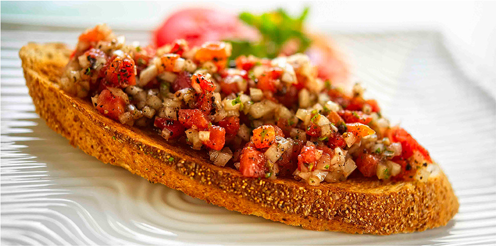 Tomatenbrot-Foodfotografie