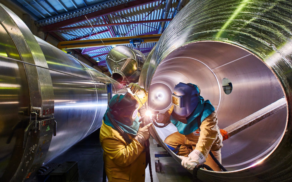 Industriefoto Schweisser