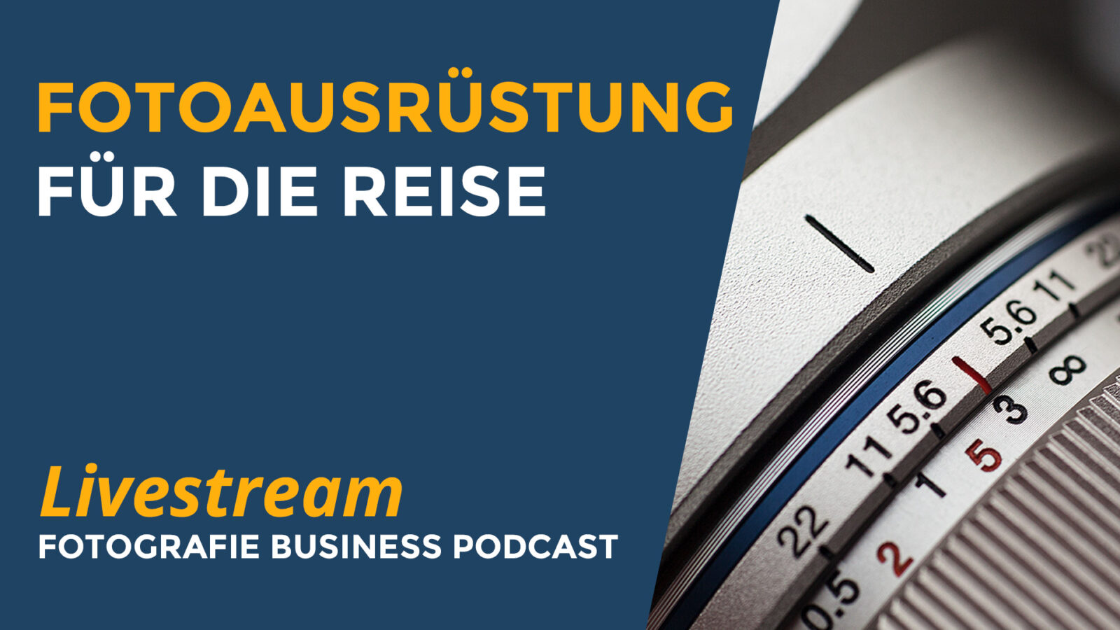 Fotoausrüstung für die Reise