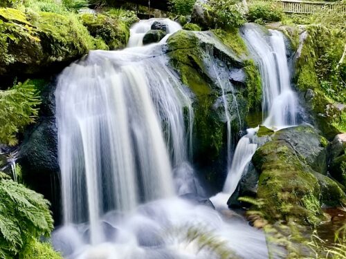 Langzeitbelichtung iPhone Bildbearbeitung Triberger Wasserfaelle