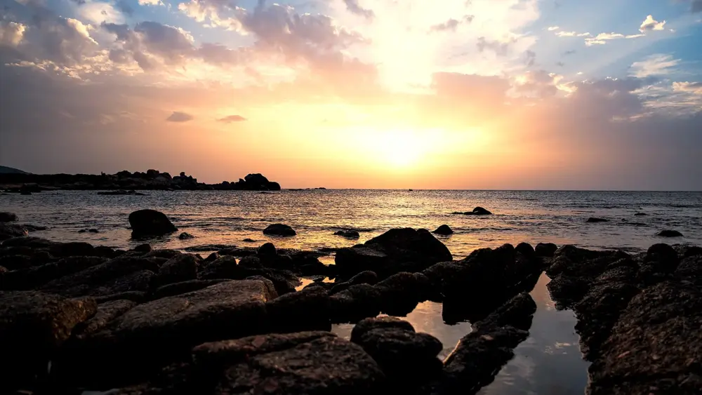 Sardinien-Sonnenuntergang